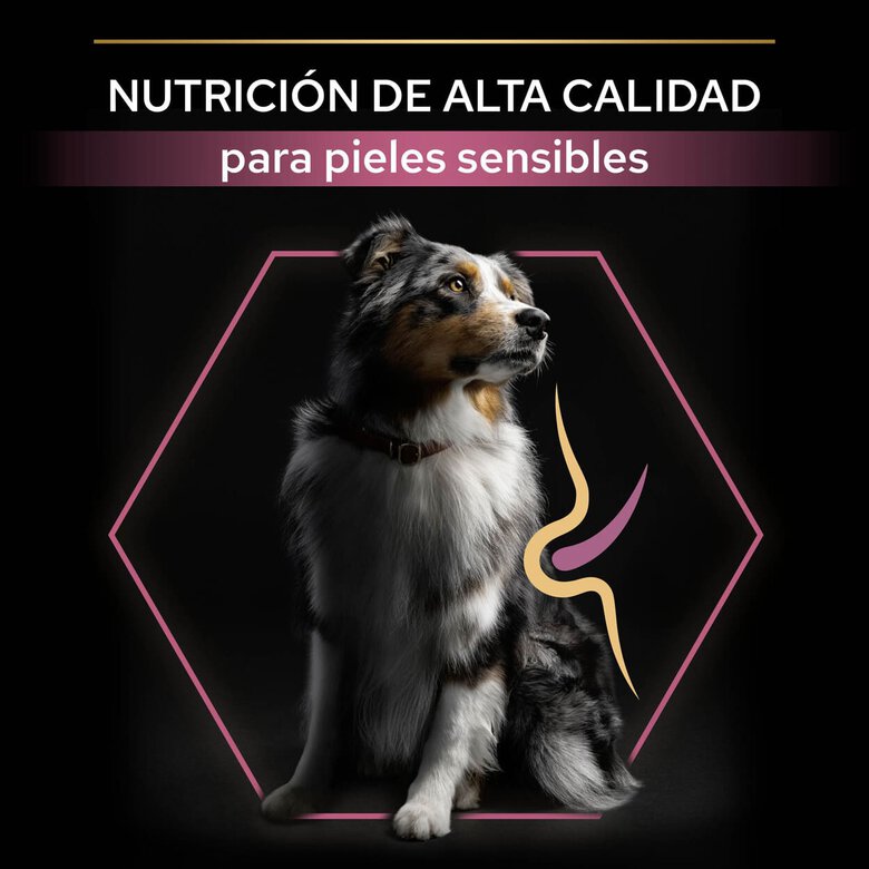 Pro Plan Medium Adult Sensitive OptiDerma Salmão ração para cães, , large image number null